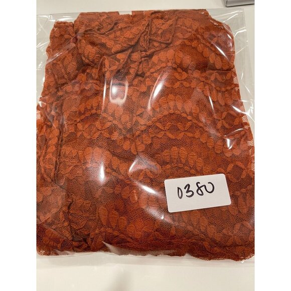 Zara Women's Long Sleeve Lace Top Medium Tiered Pullover Boho Hippie Sheer - Picture 6 of 6